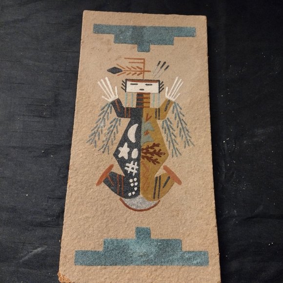 2 Authentic Navajo sandpaintings - Picture 3 of 3